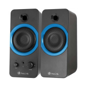 Colunas NGS GSX-200 USB 2.0 Gaming 20W Supergraves Preto Mate image