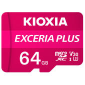 Cartão Memória Kioxia Exceria PLUS UHS-III microSDXC 64GB + Adaptador SD image