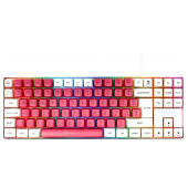 Teclado Mecânico GAMIAC TKL RGB90G Kailh Red Branco/Vermelho PT image
