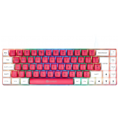 Teclado Mecânico GAMIAC TKL RGB69G SF Kailh Red Branco/Vermelho PT image