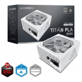 Fonte de Alimentação Montech Titan PLA 850W 80 Plus Platinum PCIE5 Branca image