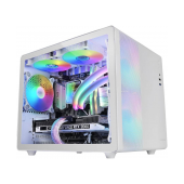 Caixa Micro-ATX Mars Gaming MC-400 FRGB Tempered Glass Branca image