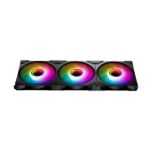 Ventoinha Phanteks M25 Gen2 140mm PWM Fan Reversed Airflow DRGB Preto - Pack 3 image
