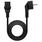 Cabo de Alimentação Nanocable CEE7/M-C13/H 2m Preto image
