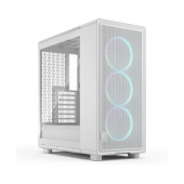 Caixa ATX Fractal Design Epoch White Tempered Glass RGB Light Tint image