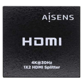 Duplicador HDMI Aisens 4K@30HZ com Alimentação Preto image