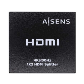 Duplicador HDMI Aisens 4K 30HZ com Alimentação Preto image