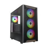 Caixa ATX Montech XR RGB Vidro Temperado Preto/Madeira image