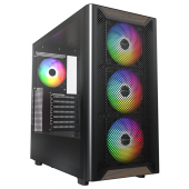 Caixa ATX Montech XR RGB Vidro Temperado Preto/Madeira image