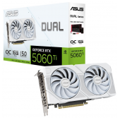 Placa Gráfica Asus NVIDIA GeForce RTX 5060 Ti Dual OC 16GB GDDR7 DLSS4 Branca image