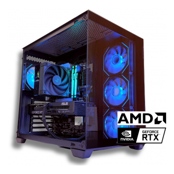 Computador Clickfiel RUSH by Asus | AMD 9600X | 1TB | 32GB | 5060TI