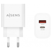 Carregador Aisens 20W 1xUSB-C PD3.0 - 1xUSB-A QC3.0 Branco image