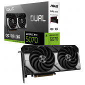 Placa Gráfica Asus NVIDIA GeForce RTX 5070 Dual OC 12GB GDDR7 DLSS4 image