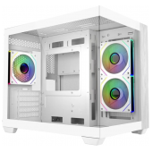 Caixa Micro-ATX Cooler Master Elite 481 Wood Branca image