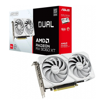 Placa Gráfica Asus AMD Radeon RX 9060 XT Dual Gaming White 16GB GDDR6 image
