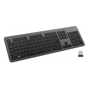 Teclado Ewent EW3297 Illuminated Wireless Multimode Bluetooth/2.4Ghz Wireless PT Preto image