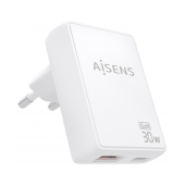Carregador de Parede Aisens 30W USB-C e USB-A Branco image