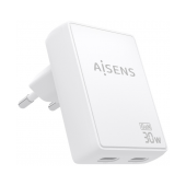 Carregador de Parede Aisens 30W 2xUSB-C Branco image