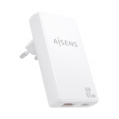 Carregador de Parede Aisens 65W USB-C e USB-A Branco image