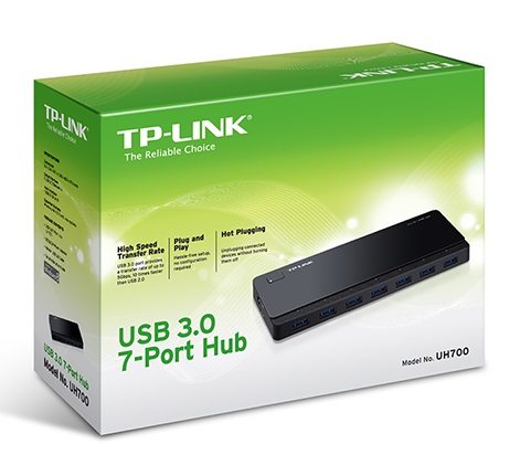HUB USB 3.0 TP-Link UH700 7 Portas c/ Alimentao 3