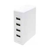 Carregador LogiLink 4Portas USB Secretária image