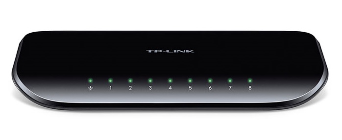 Switch TP-Link 8 Portas 10/100/1000Mbps - TL-SG1008D 1