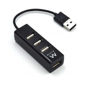 Ewent Hub 4 X USB 2.0 Preto image