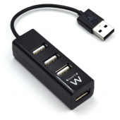 Ewent Hub 4 X USB 2.0 Preto image