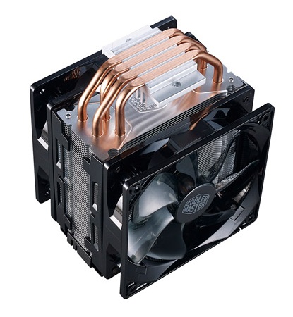 Cooler CPU Cooler Master Hyper 212 LED Turbo Black Top Cover 4