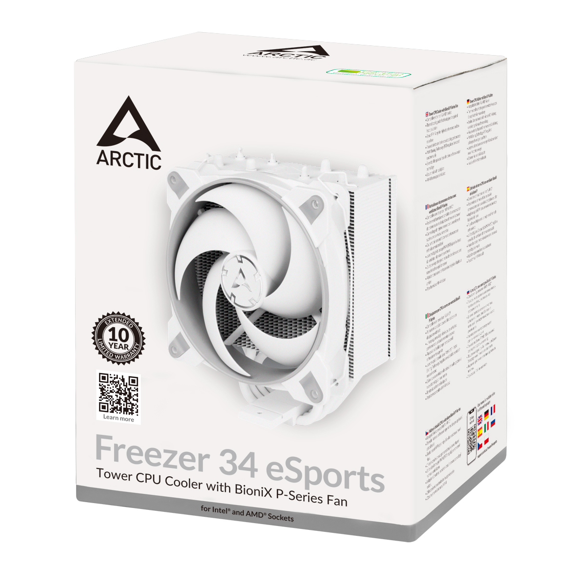 Cooler CPU Arctic Freezer 34 eSports Cinza/Branco 4