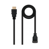 Cabo HDMI 1.4 NanoCable High Speed M/M Curvo 1.8m Preto image