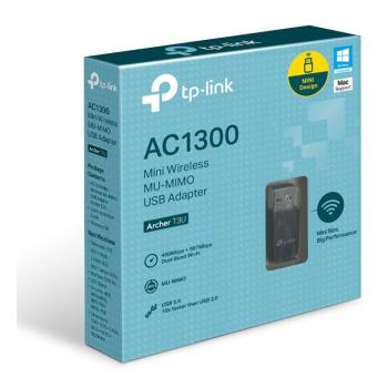 Adaptador USB TP-Link Archer T3U AC1300 Mini Wireless MU-MIMO 2