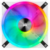 Ventoinha 140mm Corsair 1250RPM iCUE QL140 Branca RGB PWM image