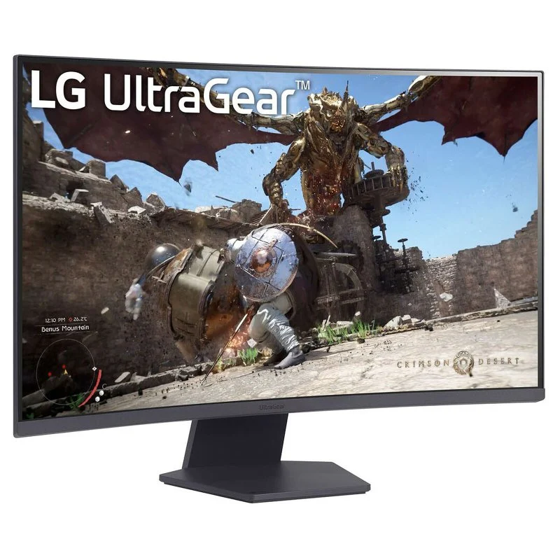 Monitor Curvo LG UltraGear 27GS60QC-B VA 27 LED QHD 16:9 180Hz FreeSync 2