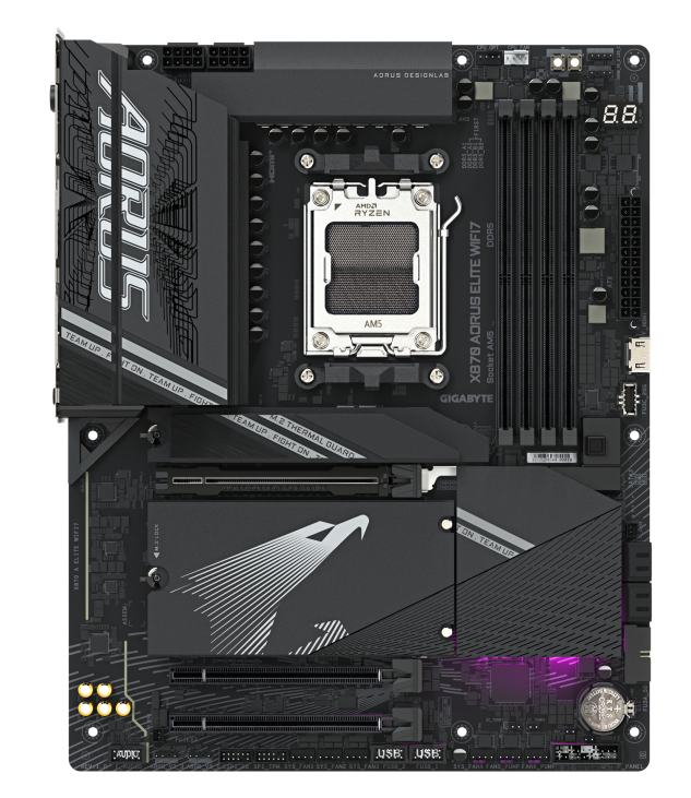 Motherboard ATX Gigabyte AORUS Elite X870 WiFi DDR5 1